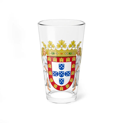 Brasao de Aviz (Portugal) (Coat of Arms) Pint Glass 16oz 16oz - Go Mug Yourself