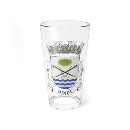 Brasao de Minde cop (Portugal) (Coat of Arms) Pint Glass 16oz 16oz - Go Mug Yourself