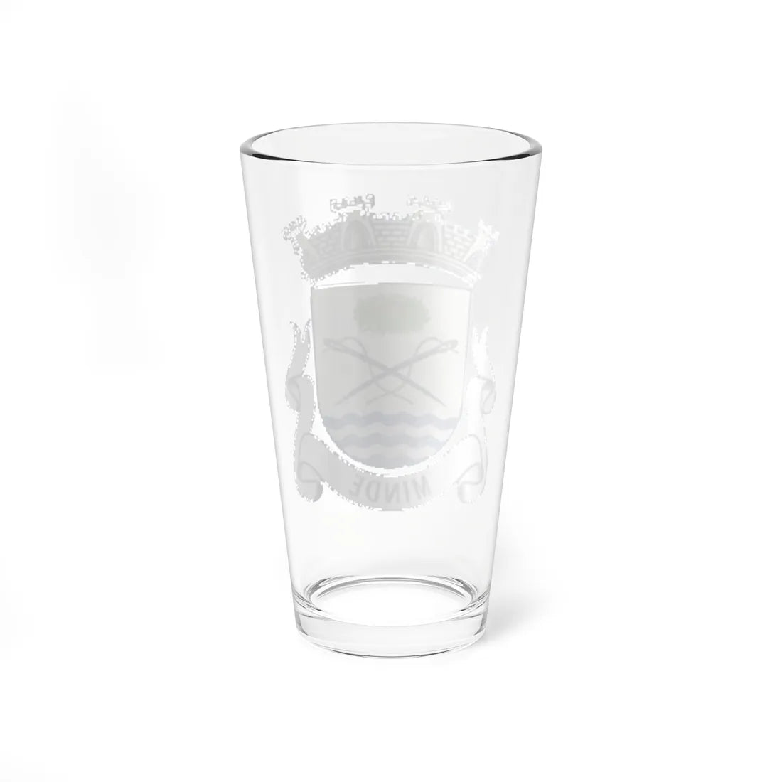 Brasao de Minde cop (Portugal) (Coat of Arms) Pint Glass 16oz - Go Mug Yourself