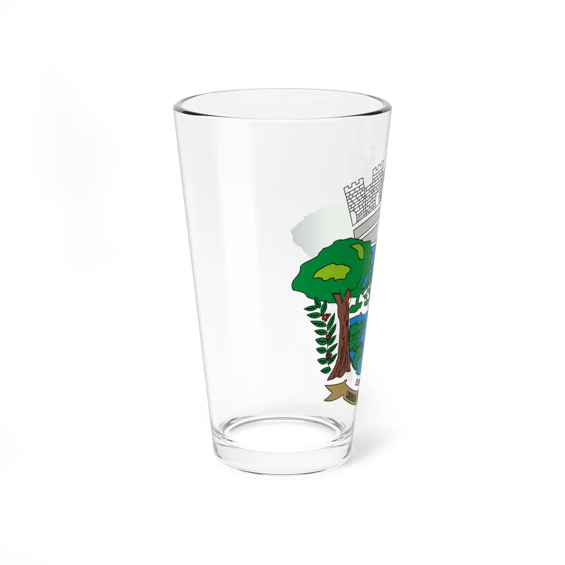 Brasao eunapolis revisado (Brazil) (Coat of Arms) Pint Glass 16oz - Go Mug Yourself