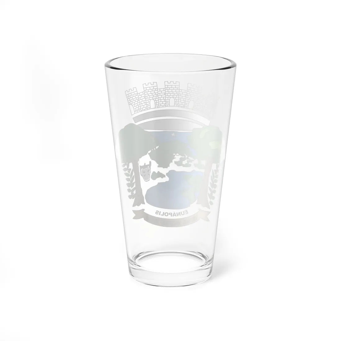 Brasao eunapolis revisado (Brazil) (Coat of Arms) Pint Glass 16oz - Go Mug Yourself