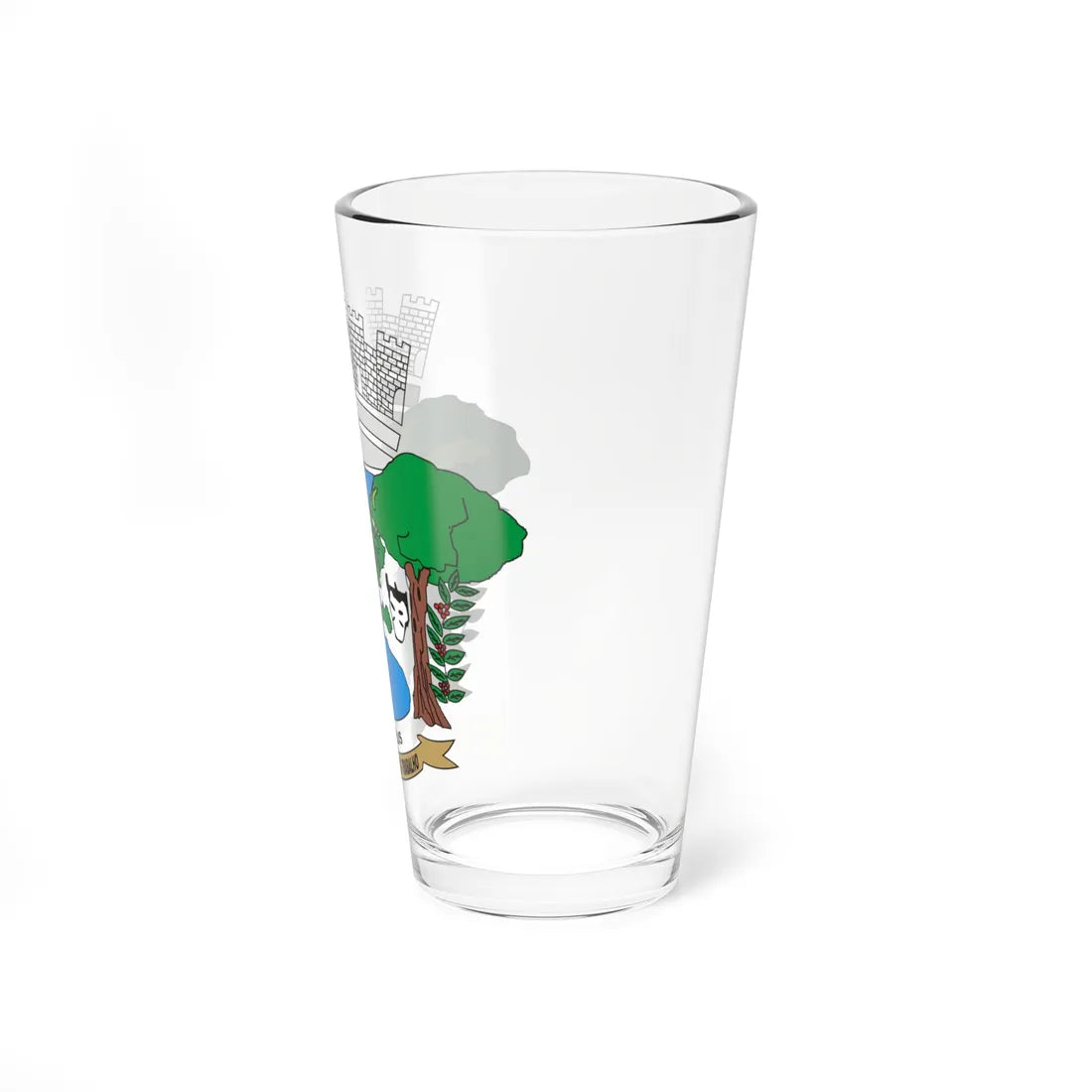 Brasao eunapolis revisado (Brazil) (Coat of Arms) Pint Glass 16oz - Go Mug Yourself