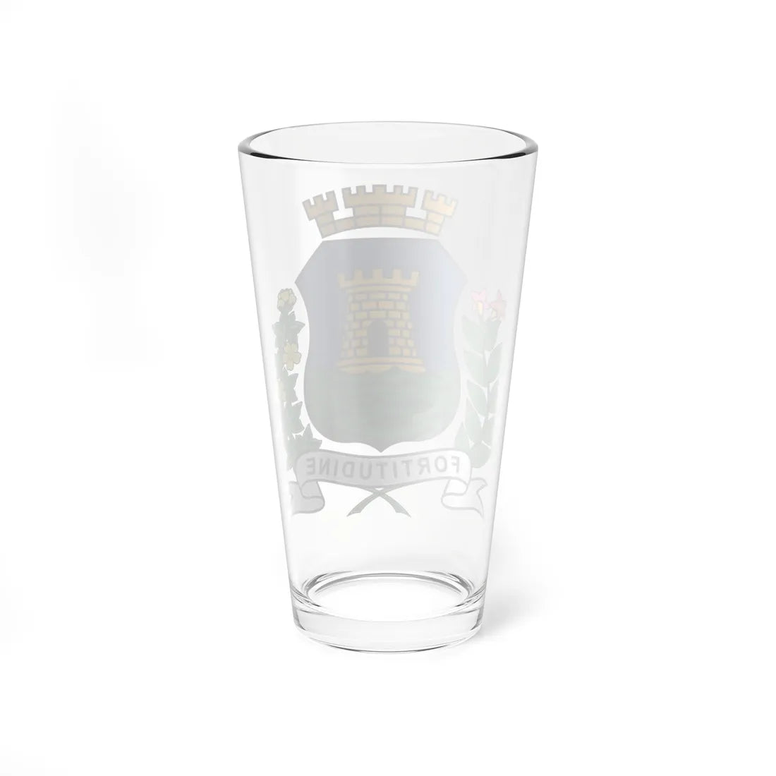 Brasao Fortaleza Ceara Brasil new (Brazil) (Coat of Arms) Pint Glass 16oz - Go Mug Yourself