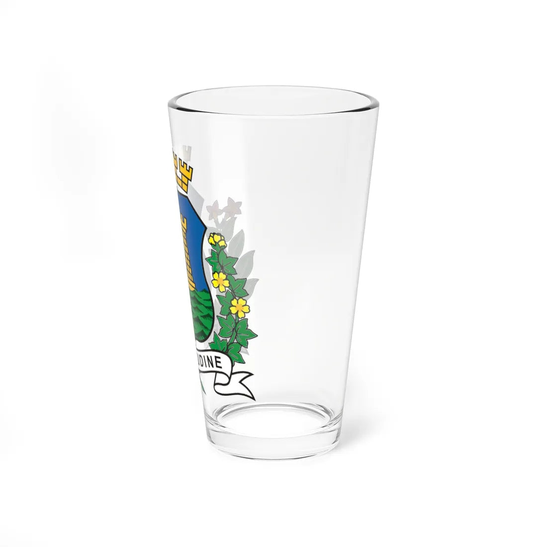 Brasao Fortaleza Ceara Brasil new (Brazil) (Coat of Arms) Pint Glass 16oz - Go Mug Yourself