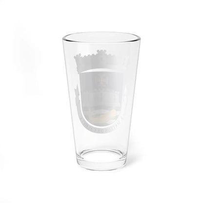Brasao-freguesia-sao-mateus (Portugal) (Coat of Arms) Pint Glass 16oz - Go Mug Yourself