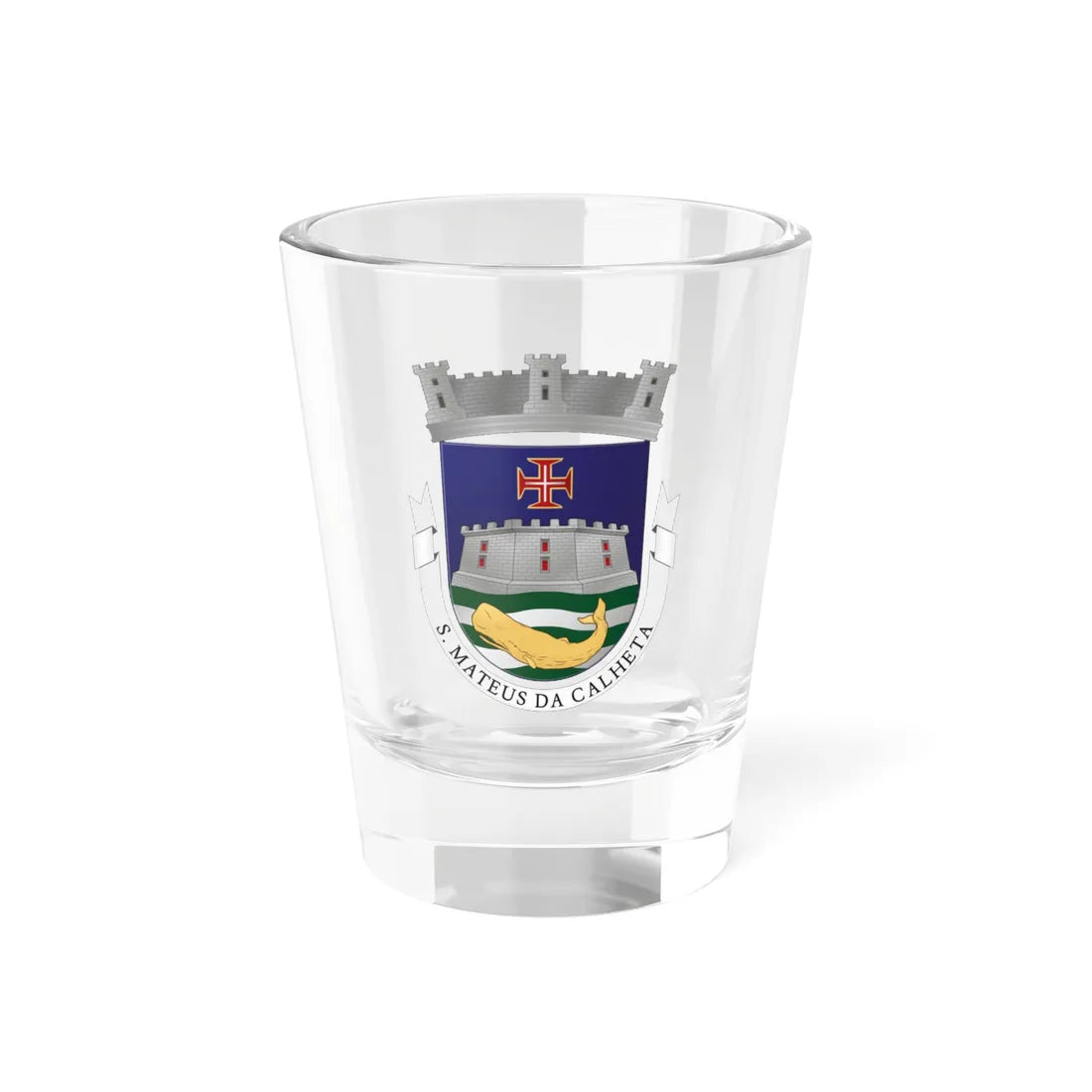 Brasao-freguesia-sao-mateus (Portugal) (Coat of Arms) Shot Glass 1.5oz 1.5oz - Go Mug Yourself