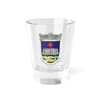 Brasao-freguesia-sao-mateus (Portugal) (Coat of Arms) Shot Glass 1.5oz 1.5oz - Go Mug Yourself