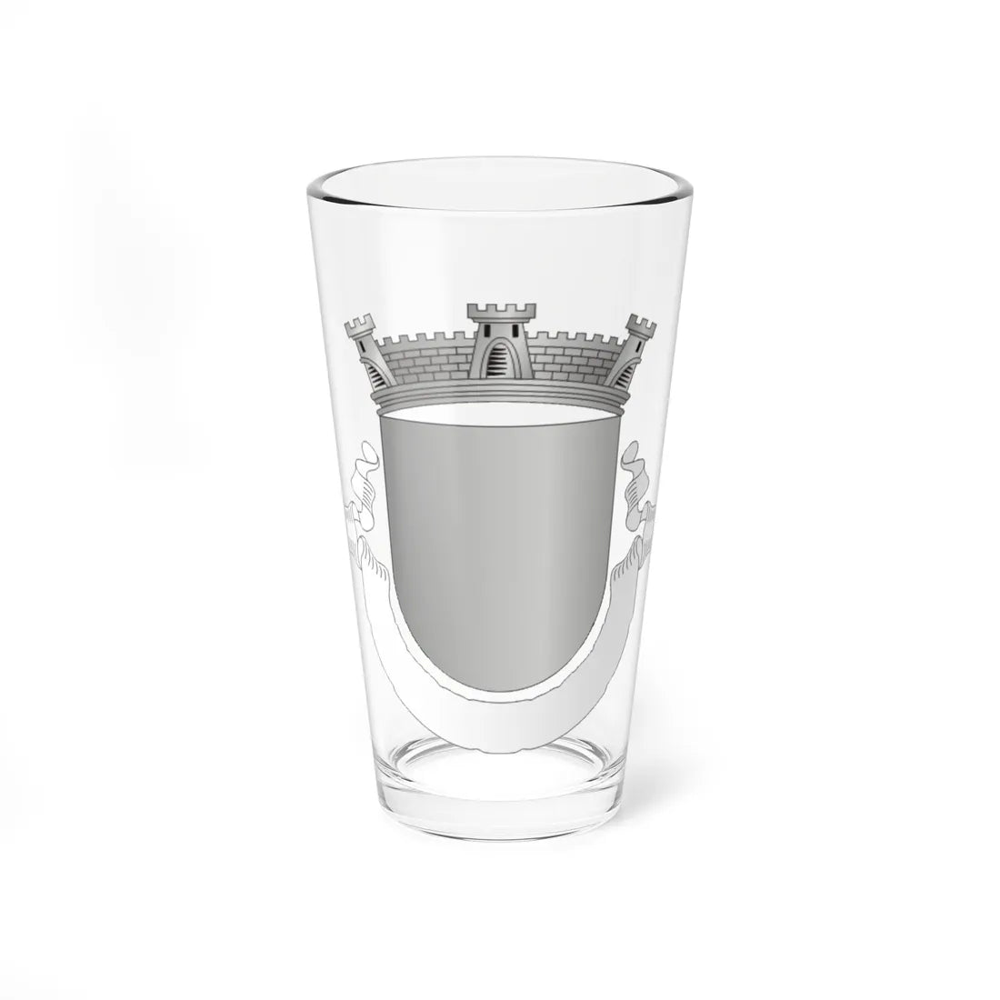 Brasao freguesia vazio (Portugal) (Coat of Arms) Pint Glass 16oz 16oz - Go Mug Yourself
