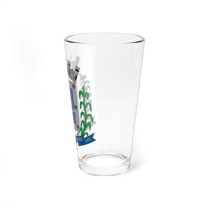 Brasao GovernadorValadares MinasGerais Brasil (Brazil) (Coat of Arms) Pint Glass 16oz - Go Mug Yourself