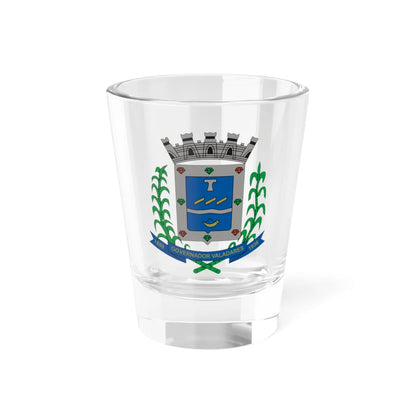 Brasao GovernadorValadares MinasGerais Brasil (Brazil) (Coat of Arms) Shot Glass 1.5oz 1.5oz - Go Mug Yourself