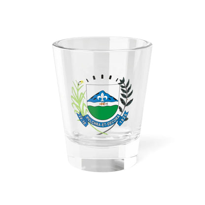 Brasao Itapira SaoPaulo Brasil (Brazil) (Coat of Arms) Shot Glass 1.5oz 1.5oz - Go Mug Yourself