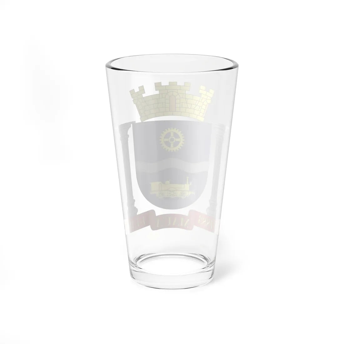 Brasao Maua SaoPaulo Brasil (Brazil) (Coat of Arms) Pint Glass 16oz - Go Mug Yourself