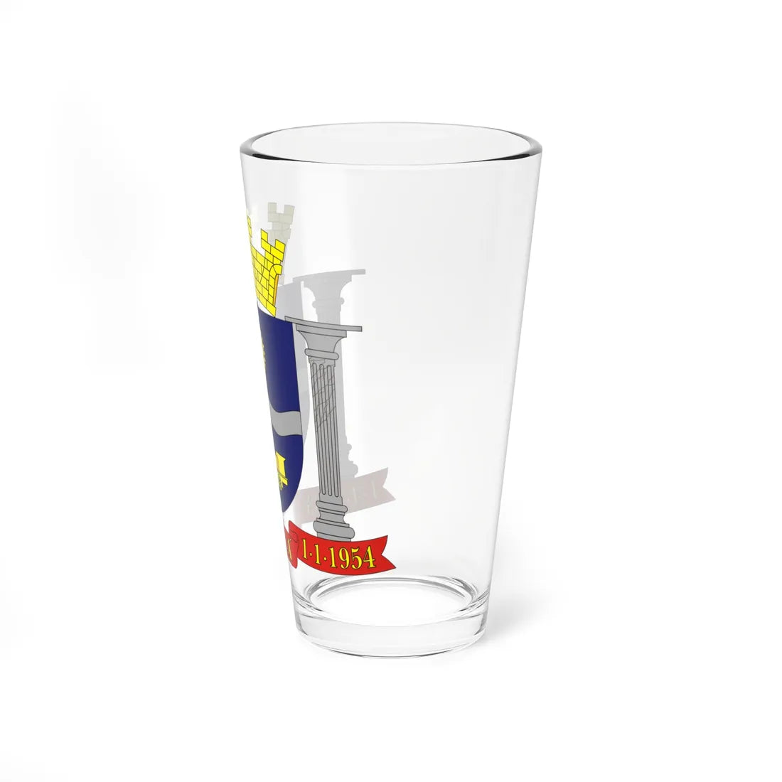 Brasao Maua SaoPaulo Brasil (Brazil) (Coat of Arms) Pint Glass 16oz - Go Mug Yourself