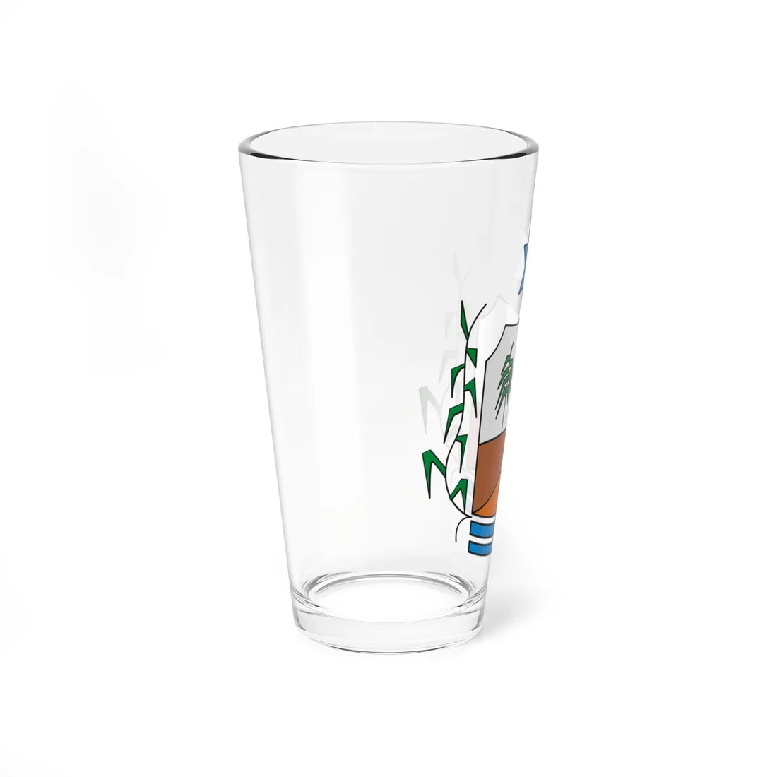 Brasao municipio doverlandia (Brazil) (Coat of Arms) Pint Glass 16oz - Go Mug Yourself