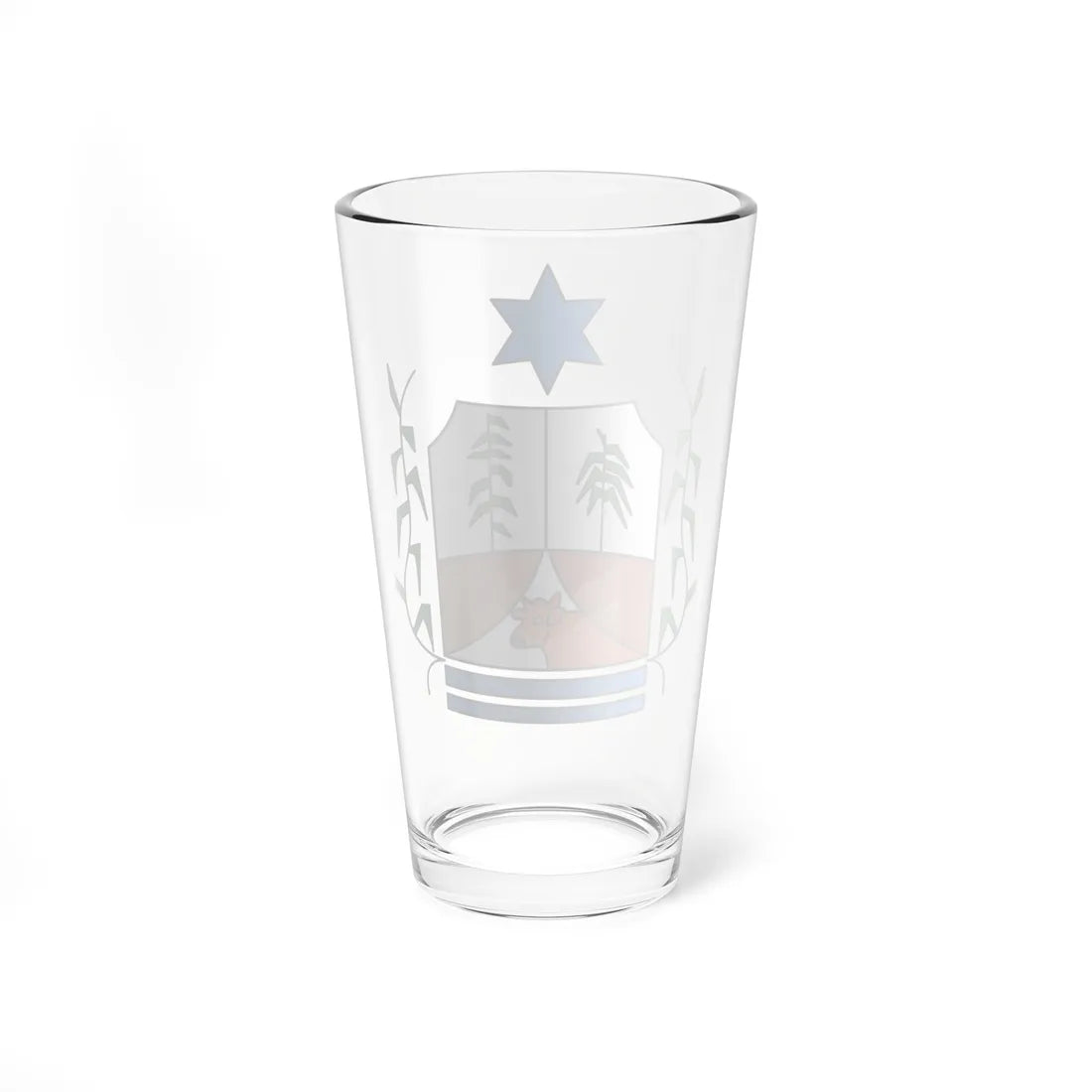 Brasao municipio doverlandia (Brazil) (Coat of Arms) Pint Glass 16oz - Go Mug Yourself