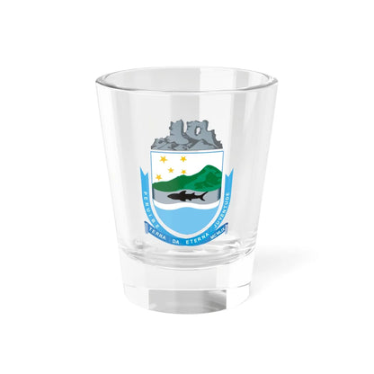 Brasao Peruibe SaoPaulo Brasil (Brazil) (Coat of Arms) Shot Glass 1.5oz 1.5oz - Go Mug Yourself