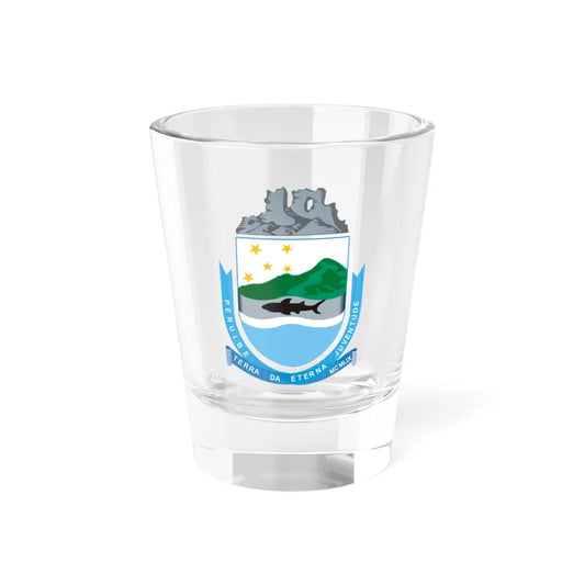 Brasao Peruibe SaoPaulo Brasil (Brazil) (Coat of Arms) Shot Glass 1.5oz 1.5oz - Go Mug Yourself