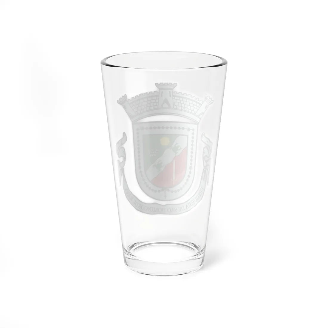 Brasao sao domingos de rana (Portugal) (Coat of Arms) Pint Glass 16oz - Go Mug Yourself