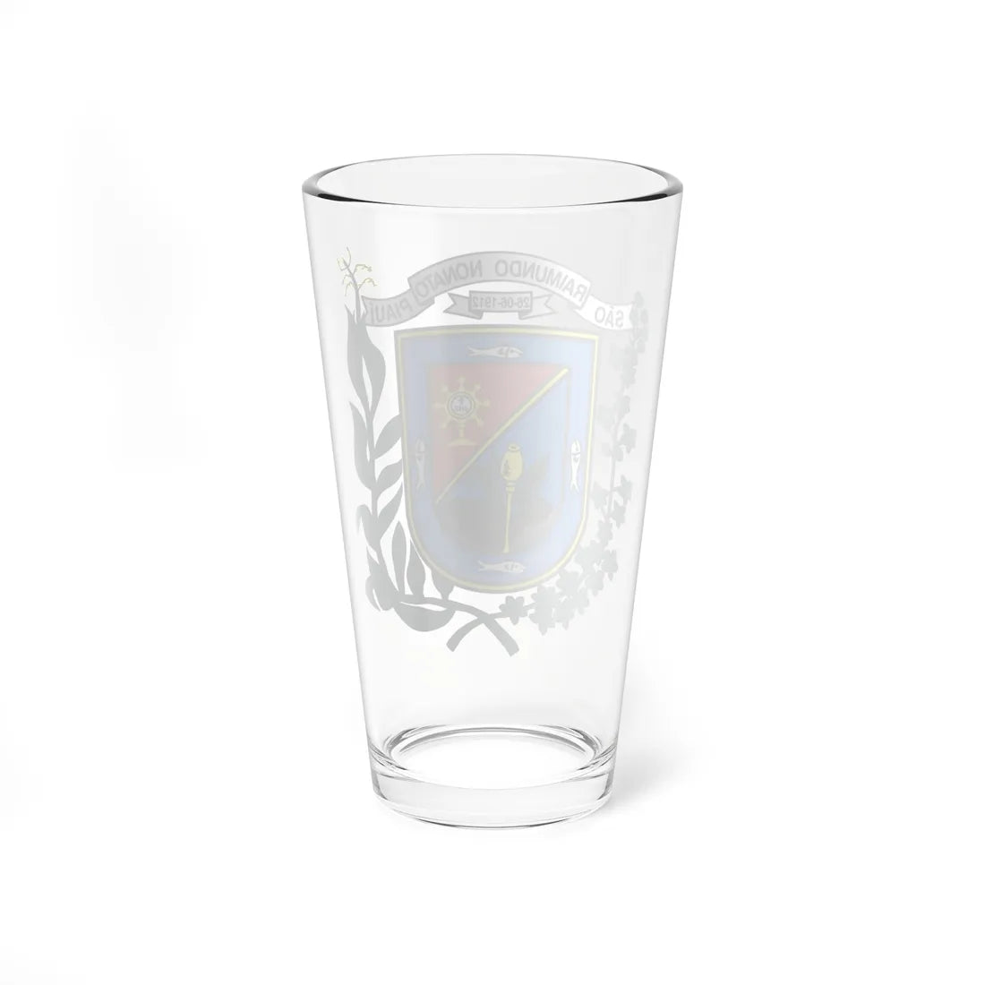 Brasao-sao-raimundo-nonato (Brazil) (Coat of Arms) Pint Glass 16oz - Go Mug Yourself