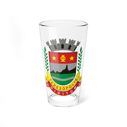 Brasao teresopolis (Brazil) (Coat of Arms) Pint Glass 16oz 16oz - Go Mug Yourself