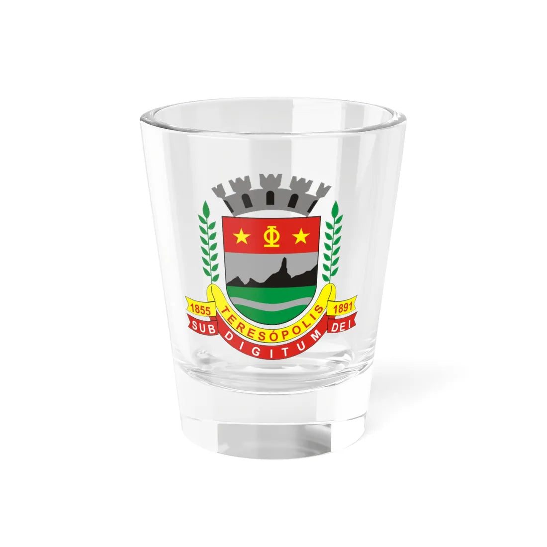 Brasao teresopolis (Brazil) (Coat of Arms) Shot Glass 1.5oz 1.5oz - Go Mug Yourself