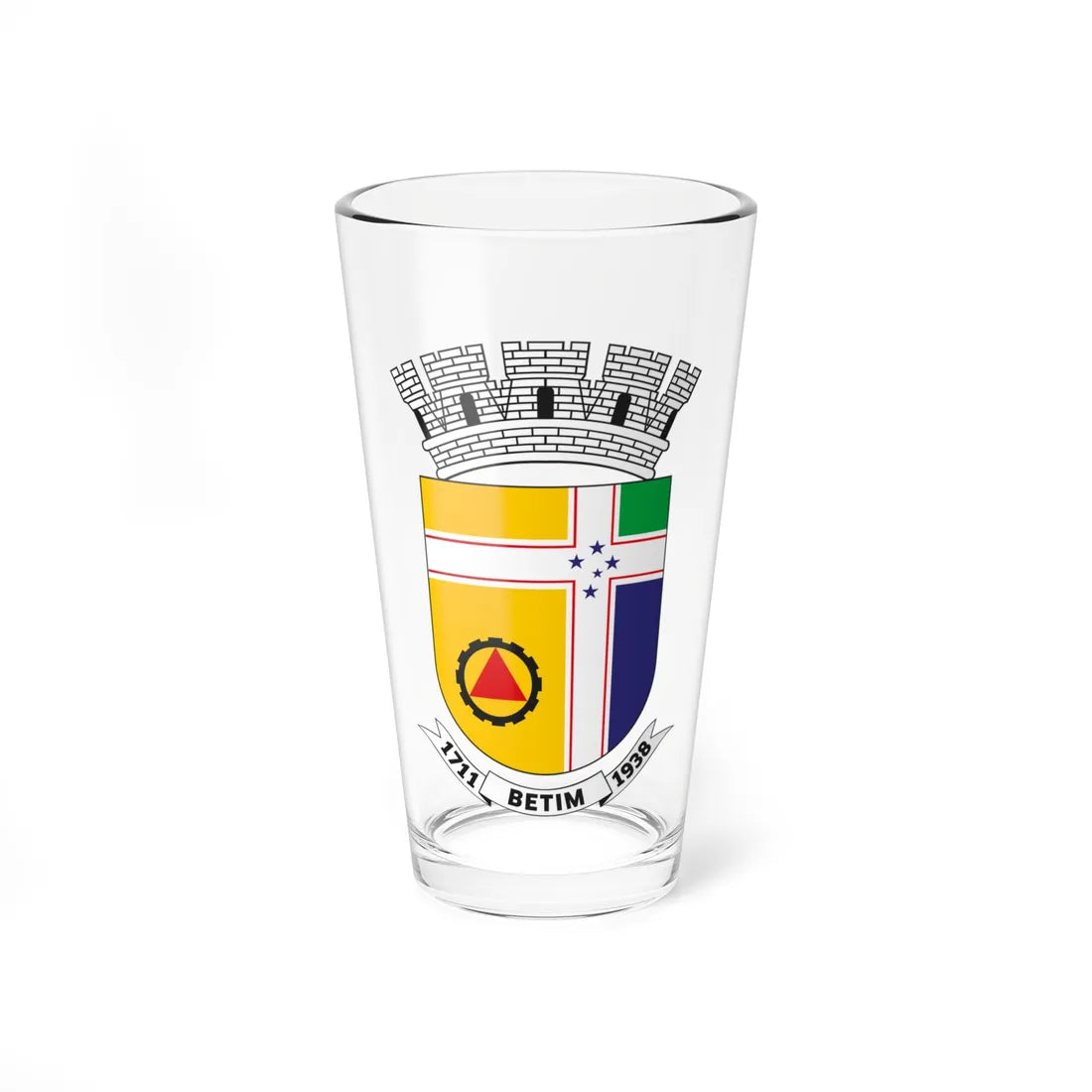 BrasaoBetim (Brazil) (Coat of Arms) Pint Glass 16oz 16oz - Go Mug Yourself