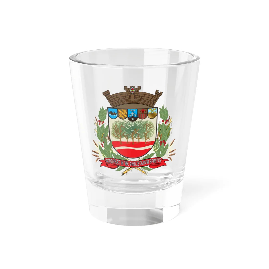 BrasaoJaboticabal (Brazil) (Coat of Arms) Shot Glass 1.5oz 1.5oz - Go Mug Yourself