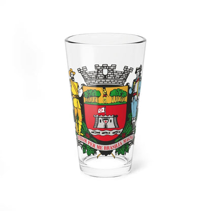 BrasaoJundiai (Brazil) (Coat of Arms) Pint Glass 16oz - Go Mug Yourself