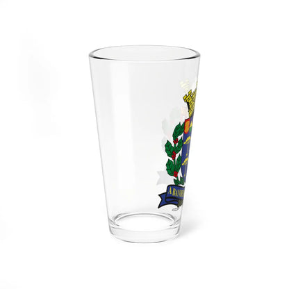 BrasaoSaoCarlosSP (Brazil) (Coat of Arms) Pint Glass 16oz - Go Mug Yourself