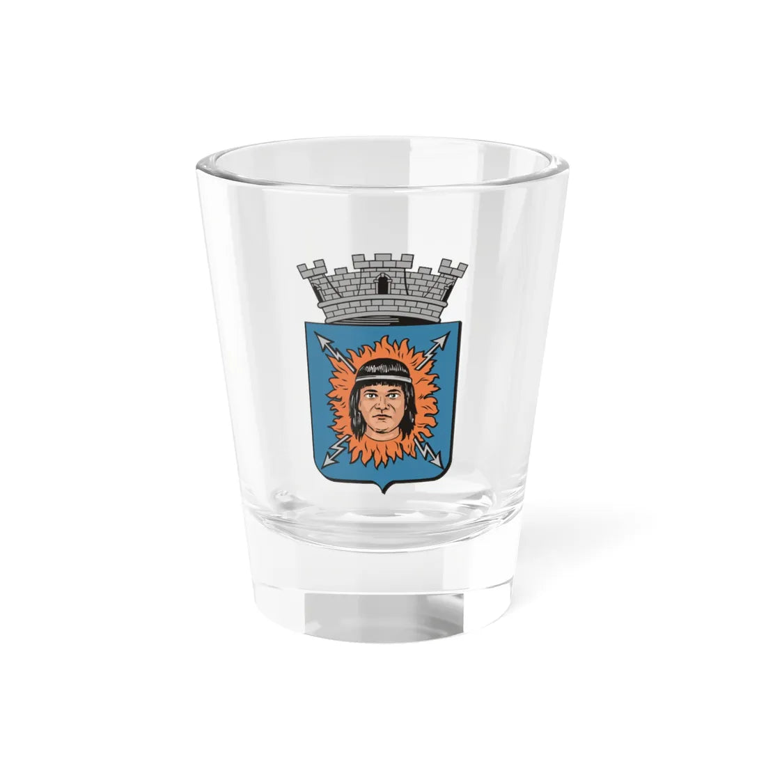 BrasaoTupa (Brazil) (Coat of Arms) Shot Glass 1.5oz 1.5oz - Go Mug Yourself