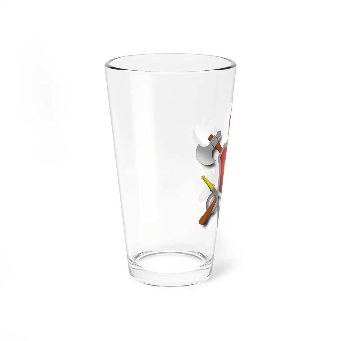 Brasão CBMDF (Brazil) (Coat of Arms) Pint Glass 16oz - Go Mug Yourself