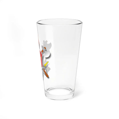 Brasão CBMDF (Brazil) (Coat of Arms) Pint Glass 16oz - Go Mug Yourself