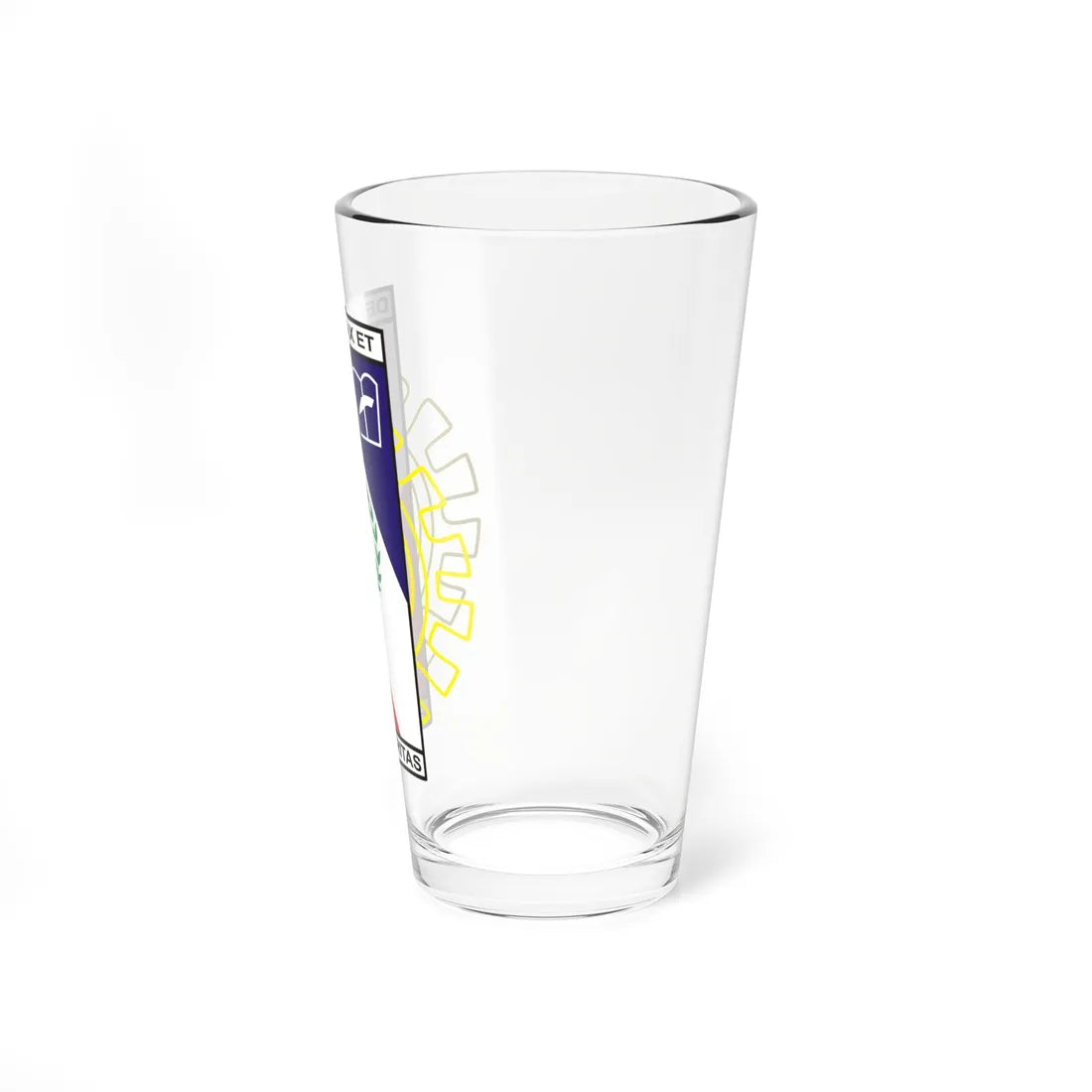 Brasão Coronel Fabriciano (Brazil) (Coat of Arms) Pint Glass 16oz - Go Mug Yourself