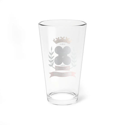 Brasão da Bandeira da Cidade de Itacarambi (Brazil) (Coat of Arms) Pint Glass 16oz - Go Mug Yourself