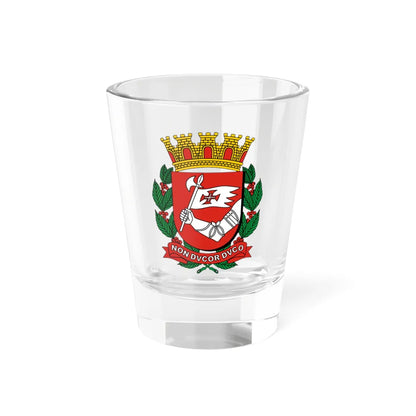 Brasão da cidade de São Paulo (Brazil) (Coat of Arms) Shot Glass 1.5oz 1.5oz - Go Mug Yourself