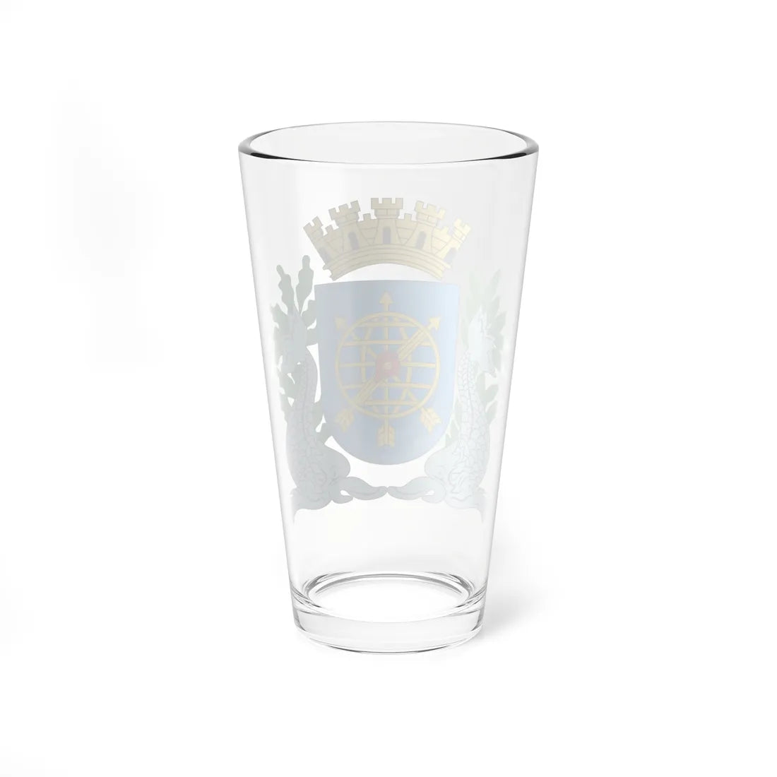 Brasão da cidade do Rio de Janeiro (Brazil) (Coat of Arms) Pint Glass 16oz - Go Mug Yourself