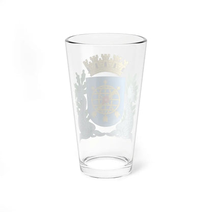 Brasão da cidade do Rio de Janeiro (Brazil) (Coat of Arms) Pint Glass 16oz - Go Mug Yourself