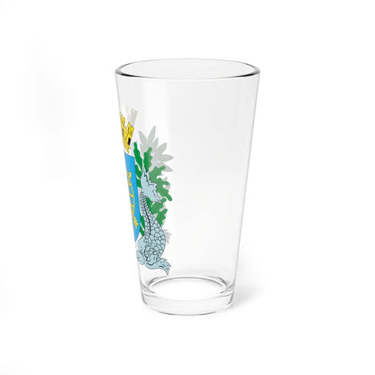 Brasão da cidade do Rio de Janeiro (Brazil) (Coat of Arms) Pint Glass 16oz - Go Mug Yourself