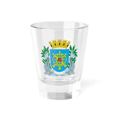 Brasão da cidade do Rio de Janeiro (Brazil) (Coat of Arms) Shot Glass 1.5oz 1.5oz - Go Mug Yourself