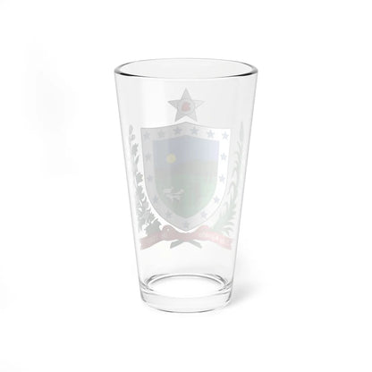 Brasão da Paraíba (Brazil) (Coat of Arms) Pint Glass 16oz - Go Mug Yourself