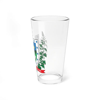 Brasão da Paraíba (Brazil) (Coat of Arms) Pint Glass 16oz - Go Mug Yourself