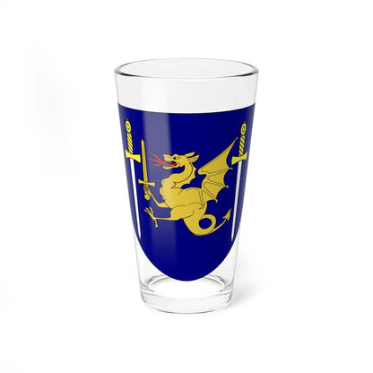 Brasão da Policia Judiciaria Militar portuguesa sem ornamentos exteriores (Portugal) (Coat of Arms) Pint Glass 16oz 16oz - Go Mug Yourself
