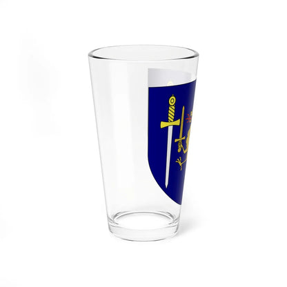 Brasão da Policia Judiciaria Militar portuguesa sem ornamentos exteriores (Portugal) (Coat of Arms) Pint Glass 16oz - Go Mug Yourself