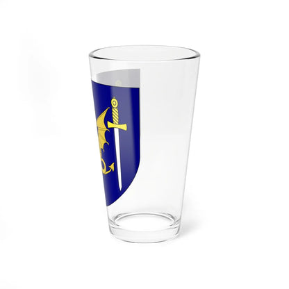 Brasão da Policia Judiciaria Militar portuguesa sem ornamentos exteriores (Portugal) (Coat of Arms) Pint Glass 16oz - Go Mug Yourself