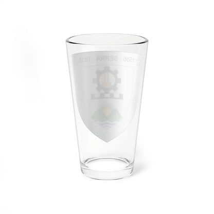 Brasão da Serra - ES (Brazil) (Coat of Arms) Pint Glass 16oz - Go Mug Yourself
