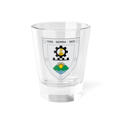 Brasão da Serra - ES (Brazil) (Coat of Arms) Shot Glass 1.5oz 1.5oz - Go Mug Yourself