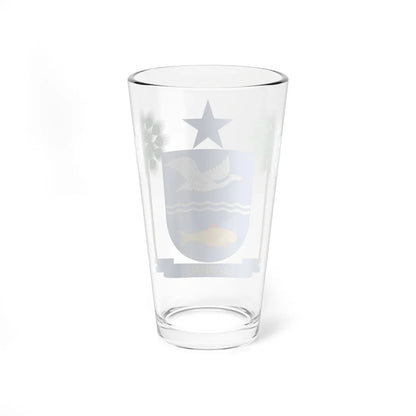 Brasão de Acaraú - CE (Brazil) (Coat of Arms) Pint Glass 16oz - Go Mug Yourself