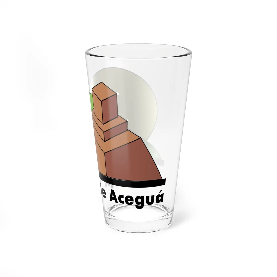 Brasão de Aceguá (Brazil) (Coat of Arms) Pint Glass 16oz - Go Mug Yourself