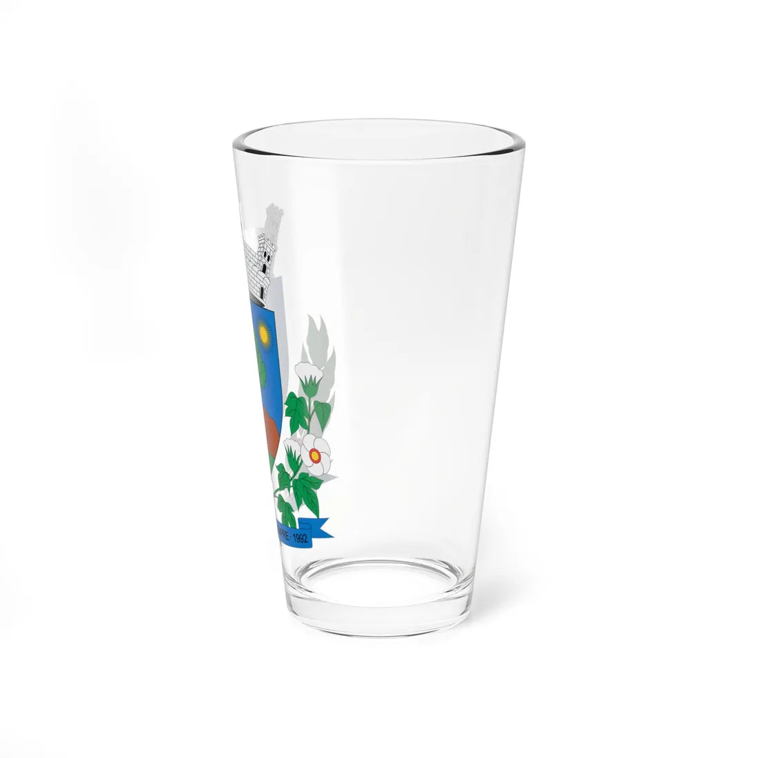 Brasão de Acrelândia - AC (Brazil) (Coat of Arms) Pint Glass 16oz - Go Mug Yourself