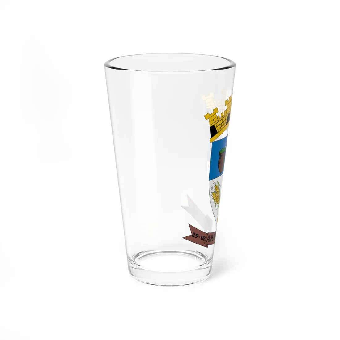 Brasão de Ajuricaba (Brazil) (Coat of Arms) Pint Glass 16oz - Go Mug Yourself